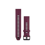   Óraszíj Garmin 20 mm bordó/grafit szilikon (QuickFit) Okosórához