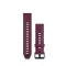 Óraszíj Garmin 20 mm bordó/grafit szilikon (QuickFit) Okosórához