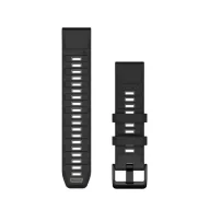   Óraszíj Garmin 22 mm fekete/szürke szilikon (QuickFit) Okosórához