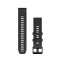 Óraszíj Garmin 22 mm fekete/szürke szilikon (QuickFit) Okosórához