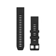   Óraszíj Garmin 22 mm fekete szilikon (QuickFit) Okosórához