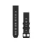 Óraszíj Garmin 22 mm fekete szilikon (QuickFit) Okosórához