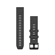  Óraszíj Garmin 22 mm grafit szilikon (QuickFit) Okosórához