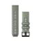 Óraszíj Garmin 26 mm oliva/szürke szilikon (QuickFit) Okosórához