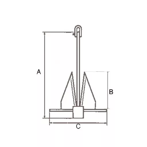 Anchor Danforth 10 kg