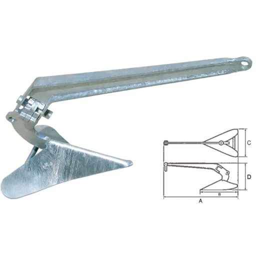 Kotwica CQR 5 kg