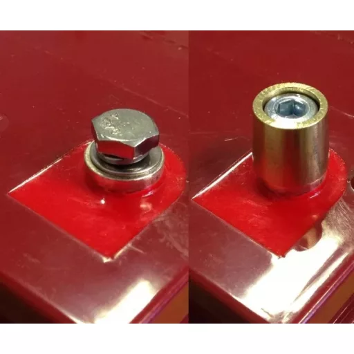 Zestaw połączeń akumulatora parami 8 mm HE-LI