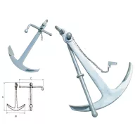 Kotwica z dwoma hakami Admiralicja 20 kg