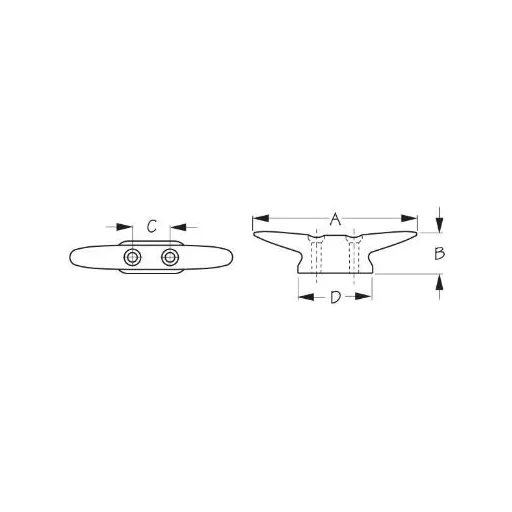Knaga miedziana 8,5 cm SDG