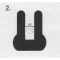 Profil gumowy TPE PSB004 szary SOL