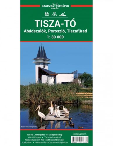 Książka, mapa turystyczna jeziora Cisa