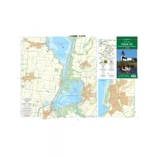 Książka, mapa turystyczna jeziora Cisa