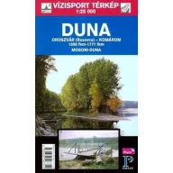 Książka, mapa turystyczna Dunaj Bratysława-Comároma