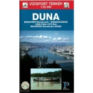 Książka, mapa turystyczna Dunaj Budapeszt-Dunaújváros