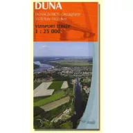  Książka, mapa turystyczna Dunaj Dunaújváros-Országhattar
