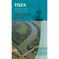 Książka, mapa Tisza Tiszabecs -Tokaj