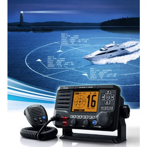 Icom IC-M506GE przenośne radio do łodzi