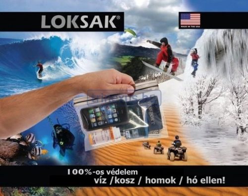 Wodoodporny worek Loksak L-ALOK3-8X11 w opakowaniu po trzy sztuki