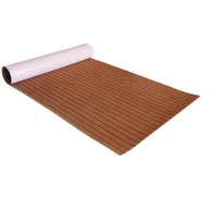Wykładzina podłogowa do łodzi teak-czarna 240x90x0,6 cm