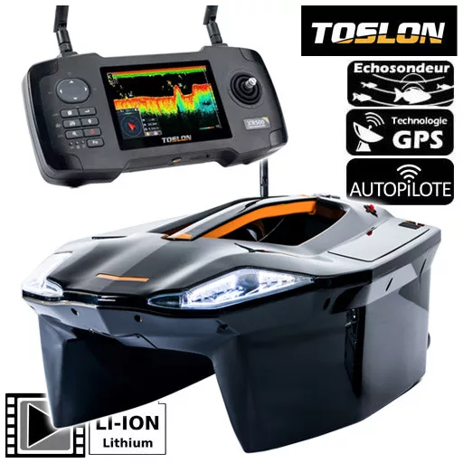Łódź feederowa Toslon X-Boat 730 + echosonda TF 640