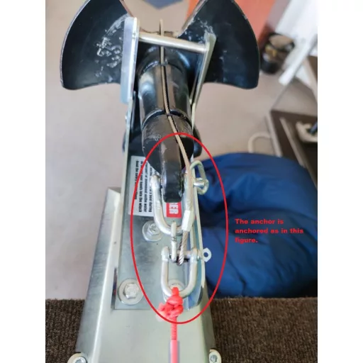 Kotwica STRONGER z liną zabezpieczającą 8 kg