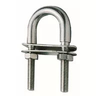 Vonószem 100 x 48 mm U alakú rozsdamentes EVA