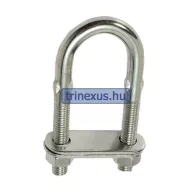   Ucho holownicze 12X140 mm w kształcie litery U ze stali nierdzewnej