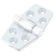 Zawias plastikowy płaski biały 70x40 mm