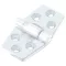 Zawias plastikowy płaski biały 70x40 mm