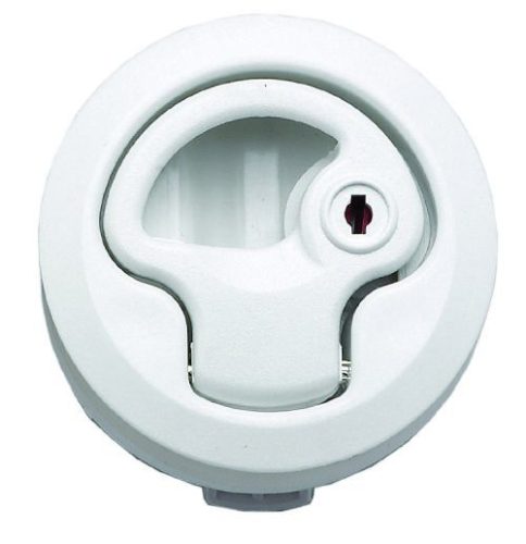 Zatrzask otwierania pokrywy z kluczem, tworzywo sztuczne 60 x 34 mm,