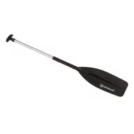 Kajak wiosłowy aluminiowy plastikowy 150 cm czarny