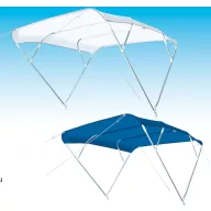 Dach Bimini z 3 odgałęzieniami niebieski 180x130x140 cm