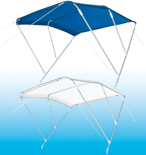 Dach Bimini z 3 odgałęzieniami biały 180x150x140 cm