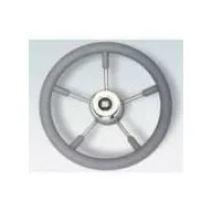 Szprycha kierownicy metalowa plastikowa szara 35 cm