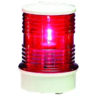 Światło czerwone 360° 90x63 mm w białej obudowie