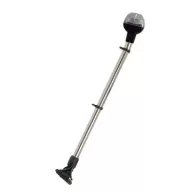 Okrągła biała podeszwa o długości 62 cm z czarnym