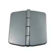   Zawias wykonany z krytej płyty ze stali nierdzewnej 74x75 mm
