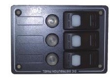 Panel sterowania z 3 standardowymi diodami LED