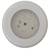   Lampa sufitowa do kabiny z 21 diodami LED wykonana z metalu i białego plastiku