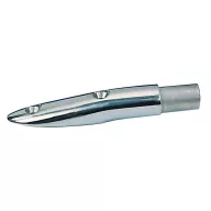   Element końcowy złącza bariery, pozioma śruba zewnętrzna, 22 mm, stal nierdzewna