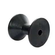   Rolka podtrzymująca przyczepę, biała, kwadratowa, 110 x 100 mm,