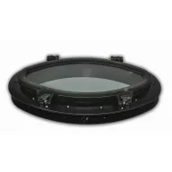 Ablak beépíthető műag fekete 315 mm EVA