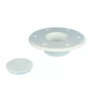   Podstawa montażowa stołu wykonana z białego plastiku 10 mm