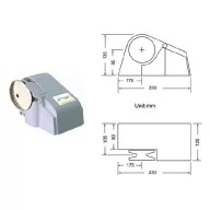 Elektryczna pozioma wciągarka kotwiczna 600 W