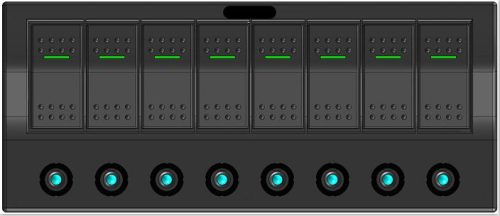 Szafa sterownicza Elektron 8 single EVA