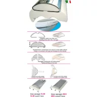 Plastikowy profil gumowy 25 mm Midi