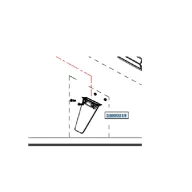   Skeg zawiasowy do silników Cayman B80, B101 GPS Protruar G HSW