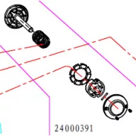   Haswing Protruar 1,2, 3 12V, Ventura, Ultima dźwigniowy mechanizm przechyłu HSW