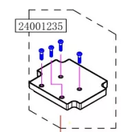 Zestaw elektroniki Haswing Cayman B55 PCB Nowy