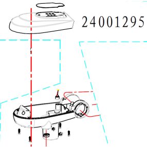 Sterownik, pokrywa, kabel, pokrywa obudowy, obudowa mocująca